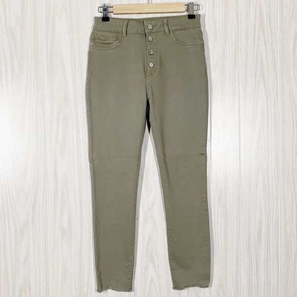 DL1961 | High Rise Skinny Seagrass Farrow Cropped - Picture 1 of 9
